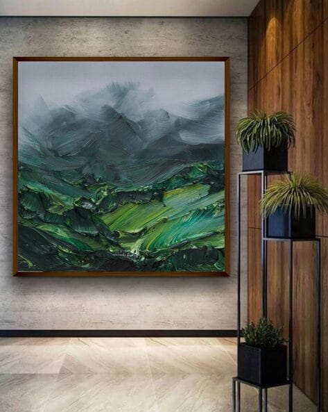 Printed Square-Shaped Wall Art Painting