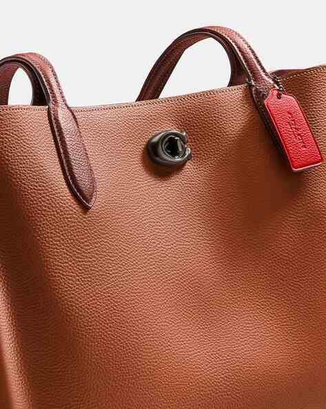 Coach Brown Leather Medium Tote Bag