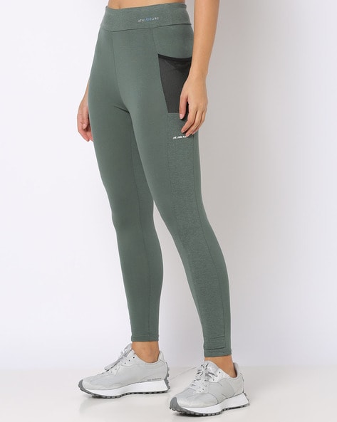 Buy Olive Leggings for Women by Teamspirit Online