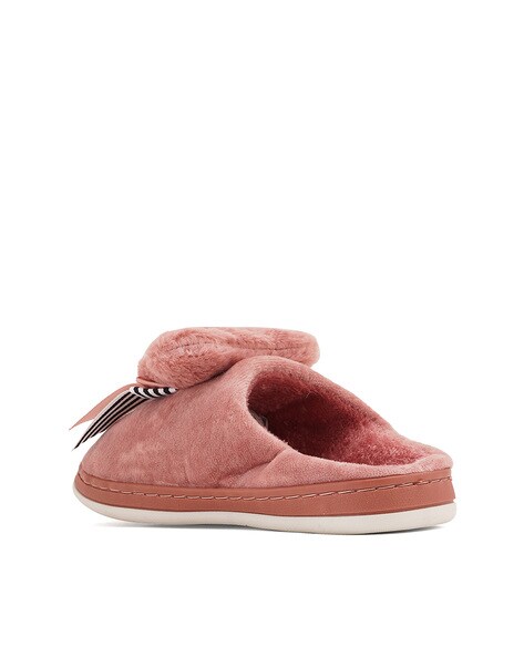 Buy Peach Flip Flop Slippers for Women by MIJAS Online Ajio