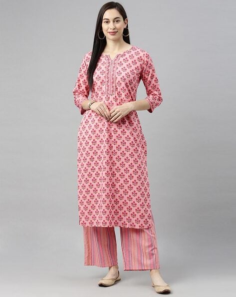 Buy Mustard Kurta Suit Sets for Women by saubhagya Online | Ajio.com