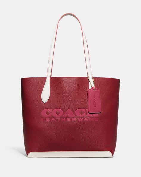 Coach crossgrain large street 2025 tote