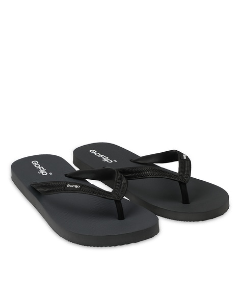 Koovs black flip online flops