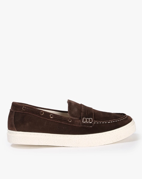 Round-Toe Slip-On Shoes