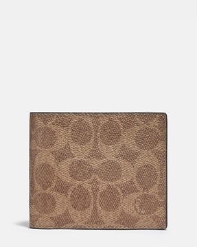 Coach wallet discount brown