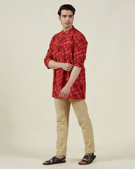 Fabindia men's hot sale short kurta