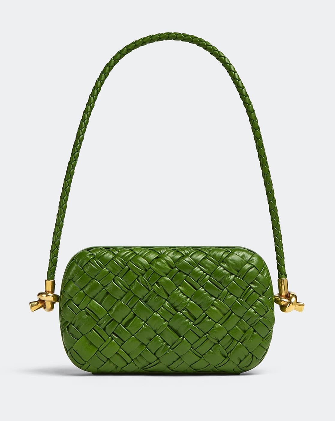 Buy BOTTEGA VENETA Minaudiere Clutch with Strap | Avocado