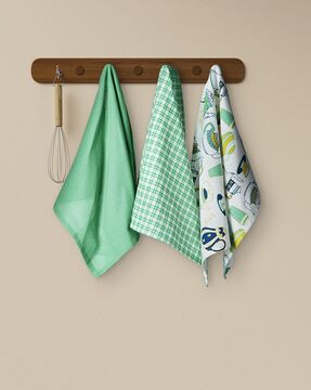 Set of 3 Cotton Kitchen Towels