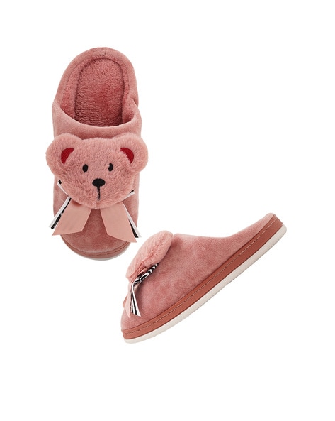 Buy Peach Flip Flop Slippers for Women by MIJAS Online Ajio