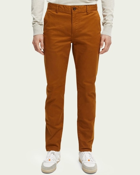 SCOTCH & SODA Men's Striped Gold Zip Straight Pockets Trousers, Navy, 31/32  - Walmart.com