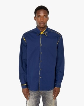 Buy BOSS Super-Flex Shirt with Cut-Away Collar