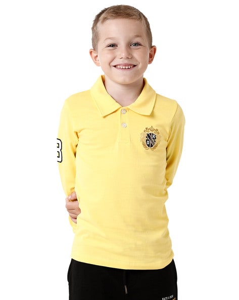 Baby boy hotsell yellow polo shirt