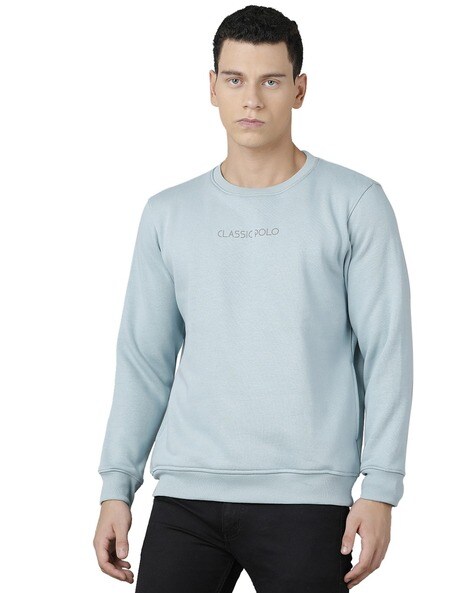 Crew-Neck Sweatshirt with Full Sleeves