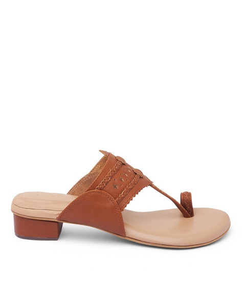 baksa Buy Tan Heeled Sandals for Women by Blue Baksa Online | Ajio.com
