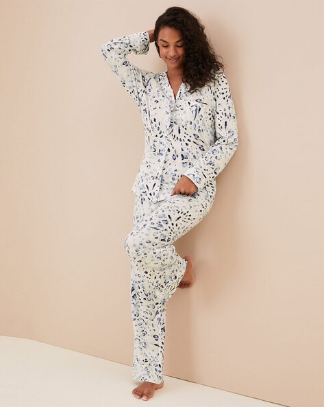 Cool Comfort™ Cotton Modal Printed Pyjama Set