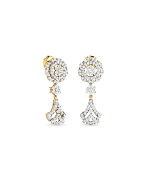 Buy quality 18kt gorgeous diamond studs in Pune