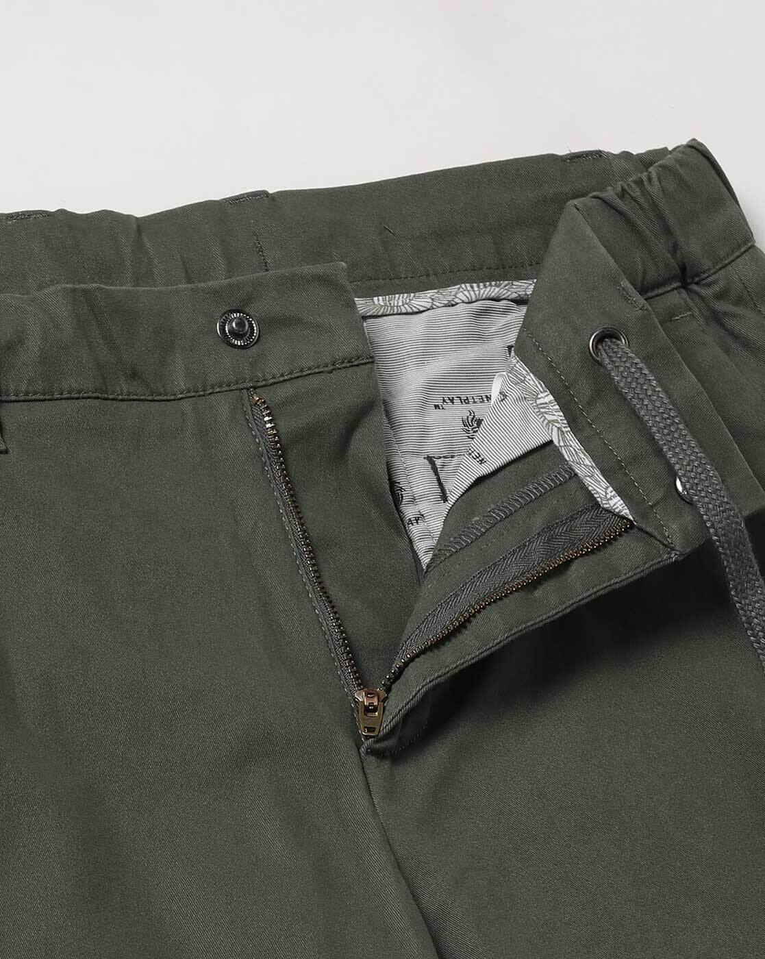 Buy Khaki Trousers & Pants for Men by NETPLAY Online | Ajio.com