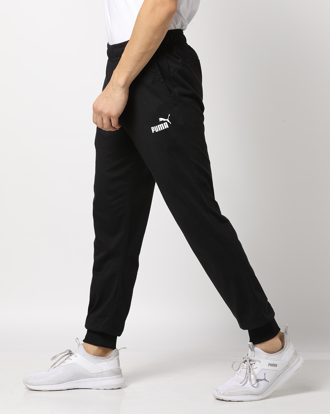 Black Puma Core Fleece Joggers