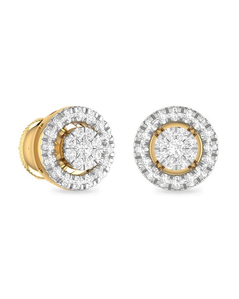 Trendy Star 18K Gold Plated American Diamond Earring For Women  ZIVOM