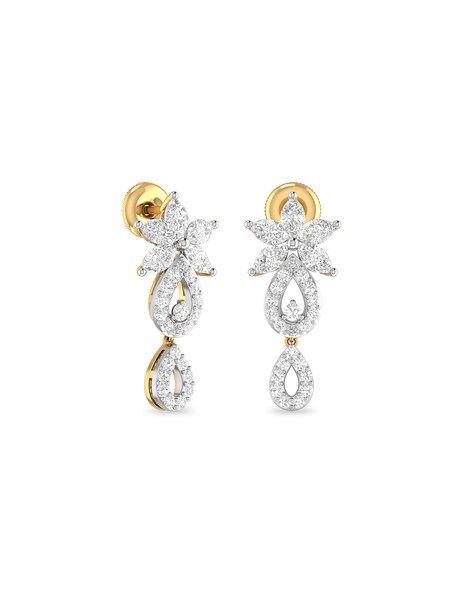 The Khog Gold Earrings by PC Jeweller