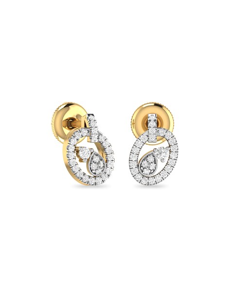 Latest simple 22K Gold Jhumka Earrings for Girls | PC Chandra