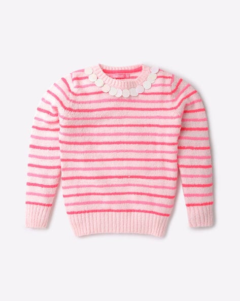 Wingsfield Striped Crew-Neck Sweater