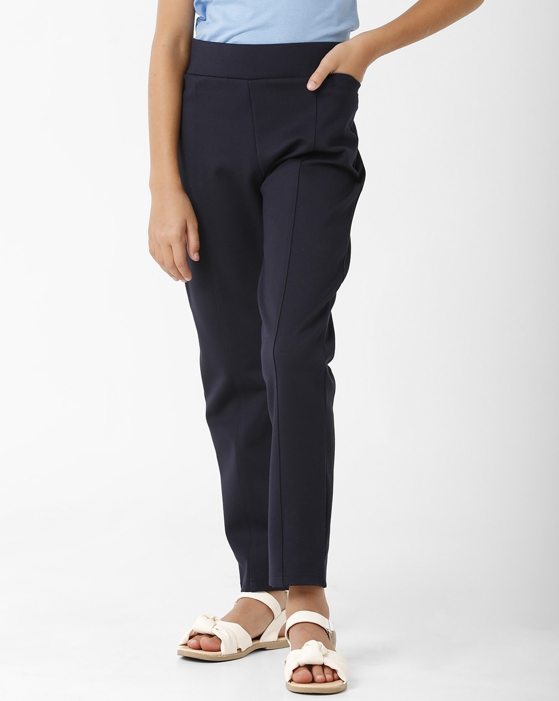 Buy Navy Blue Track Pants for Women by AARIKA GIRLS ETHNIC Online  Ajiocom