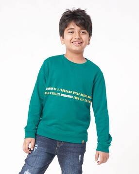 ed-a-mamma Typographic Print Round-Neck Sweatshirt-picture-11