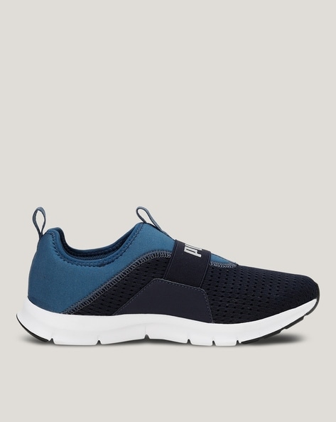 puma slip ons blue men