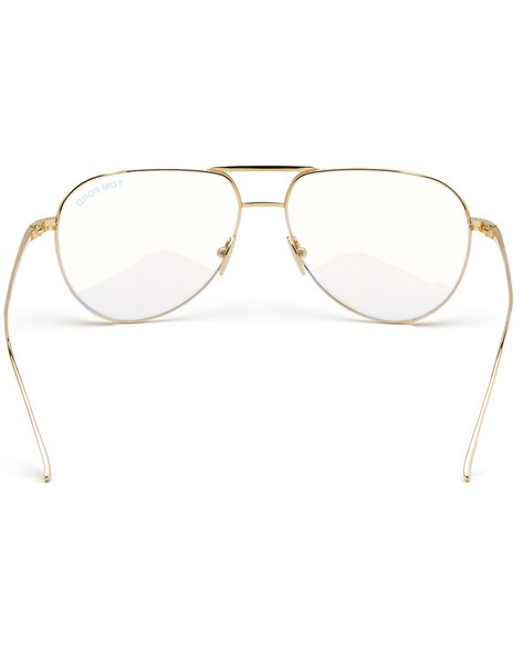 Buy Tom Ford FT5658-B 56 028 Full-Rim Aviator | Gold Color Men | AJIO LUXE