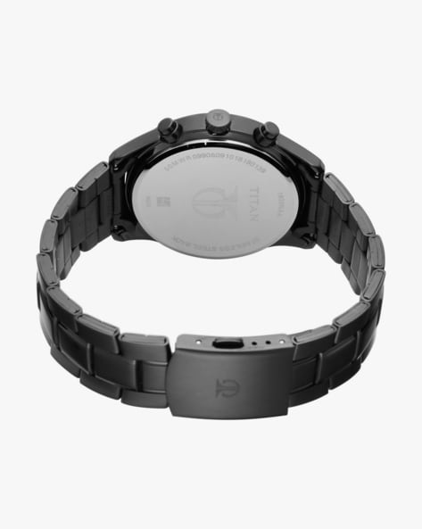 Titan black wrist online watch