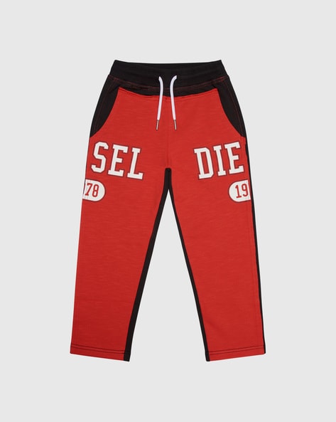 Buy Red  Black Track Pants for Boys by DIESEL KIDS Online  Ajiocom