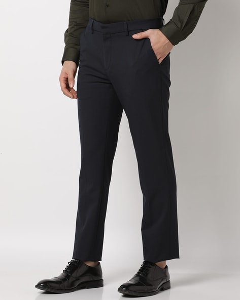 John Players Slim Fit Men Grey Trousers - Buy John Players Slim Fit Men  Grey Trousers Online at Best Prices in India | Flipkart.com