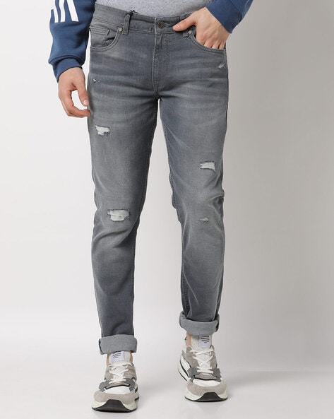 Buy Grey Jeans for Men by Produkt By Jack & Jones Online