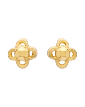 Buy Yellow Gold Earrings for Women by Whp Jewellers Online