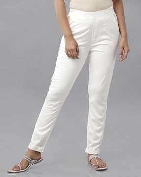 Buy online Grey Solid Cigarette Trouser from bottom wear for Women by  Smarty Pants for 989 at 45 off  2023 Limeroadcom