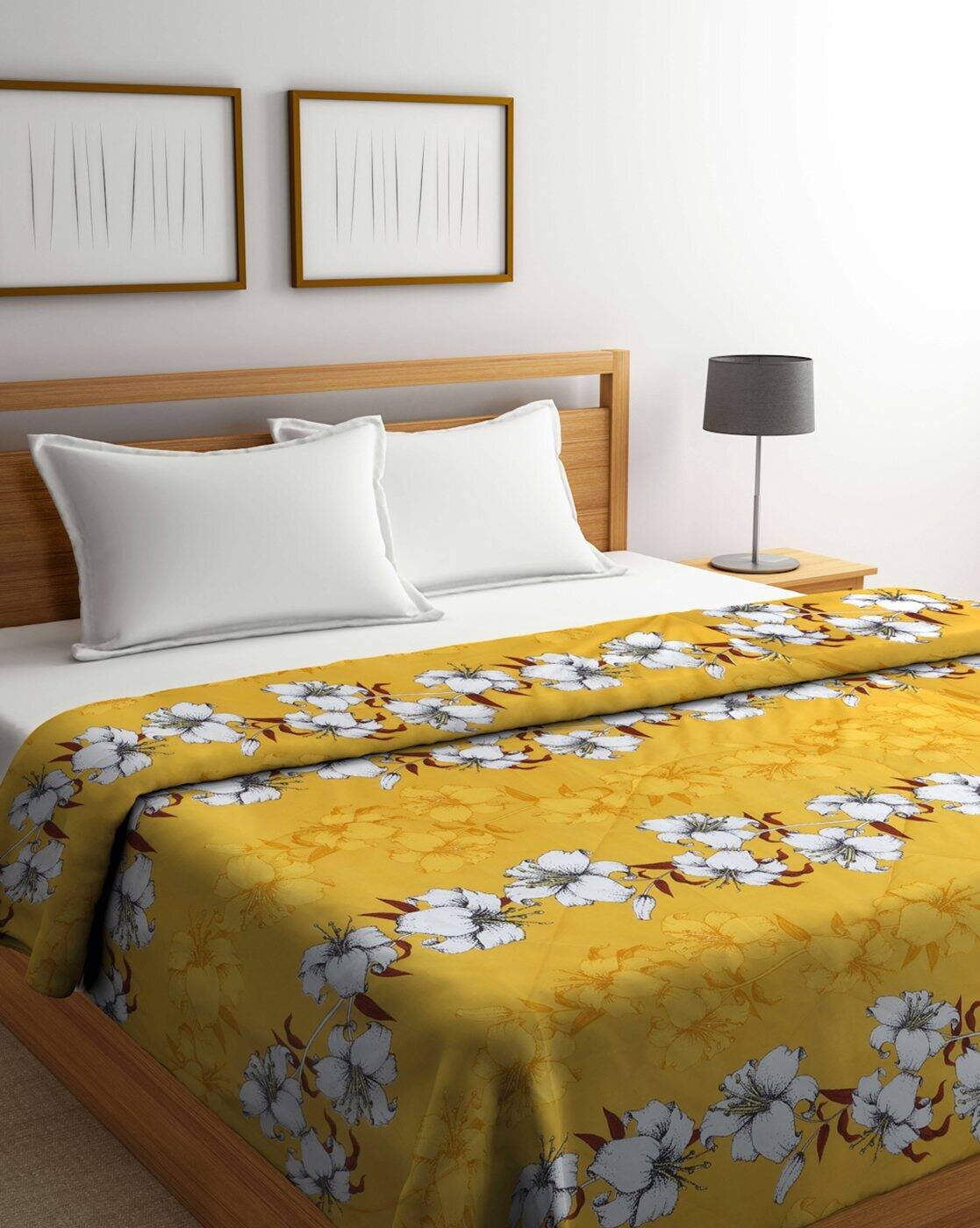 Floral Print Double Comforter - Main Image