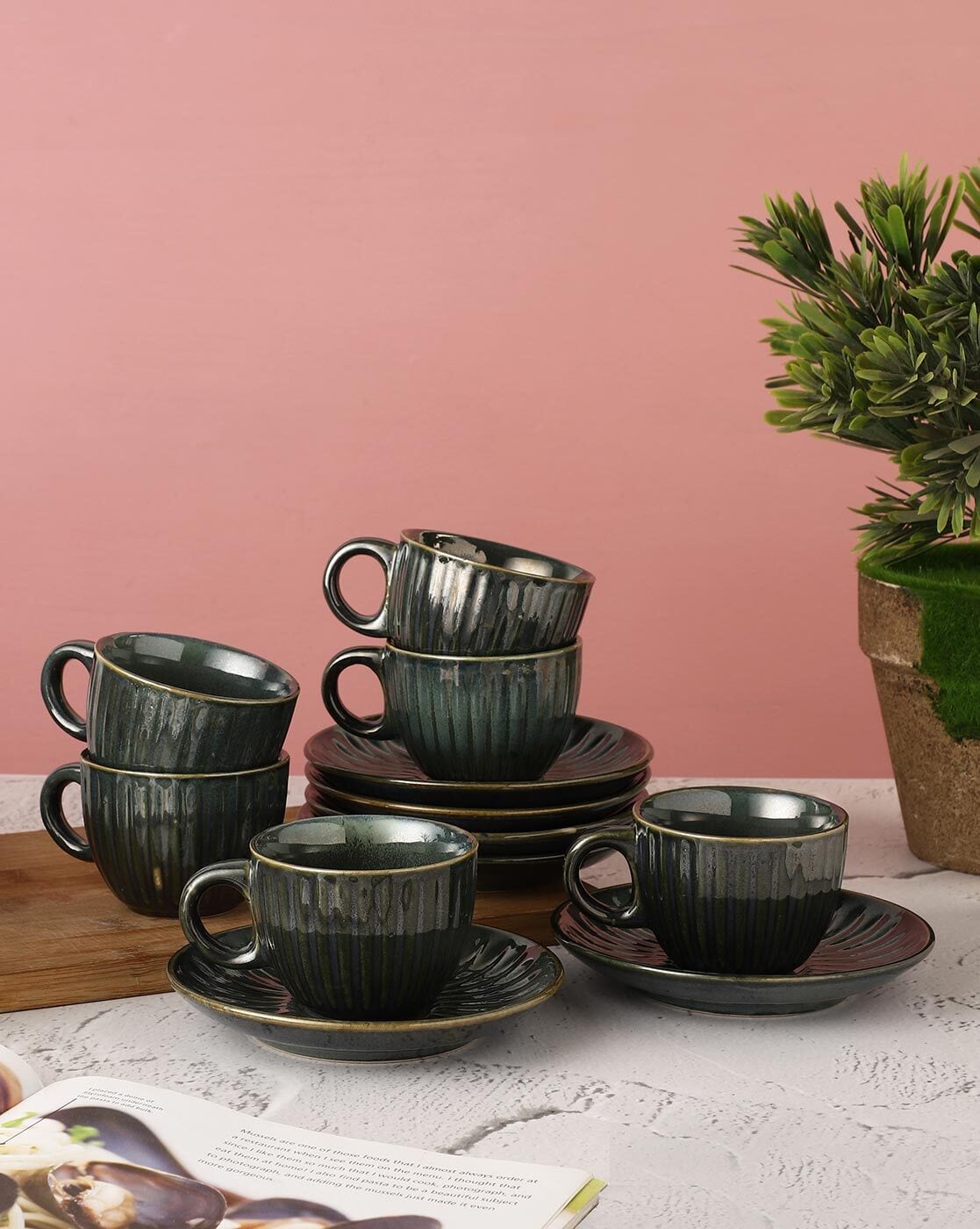 Buy Green Serveware & Drinkware for Home & Kitchen by Miah Decor Online