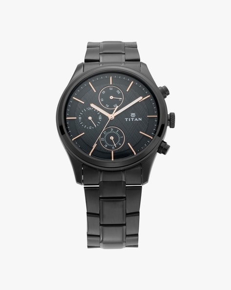 Titan black outlet watches for mens