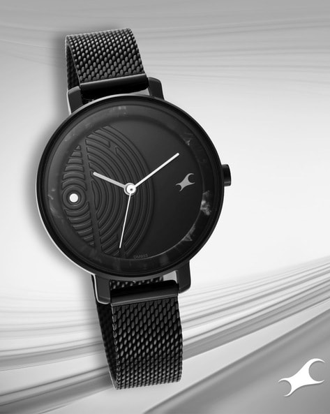 Fastrack black discount watches for womens