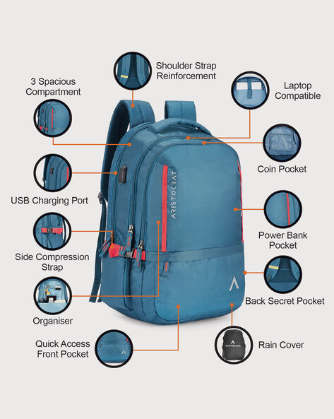 Buy ARISTOCRAT Hi Space Backpack Teal Blue 20 L Backpack (Blue) Online at  Best Prices in India - JioMart.