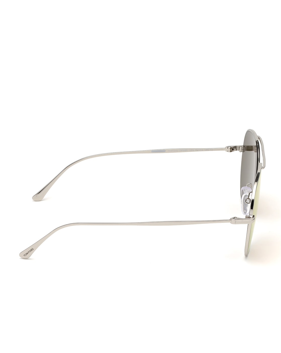 Buy Tom Ford Full-Rim Aviator Sunglasses | Silver Color Women | AJIO LUXE