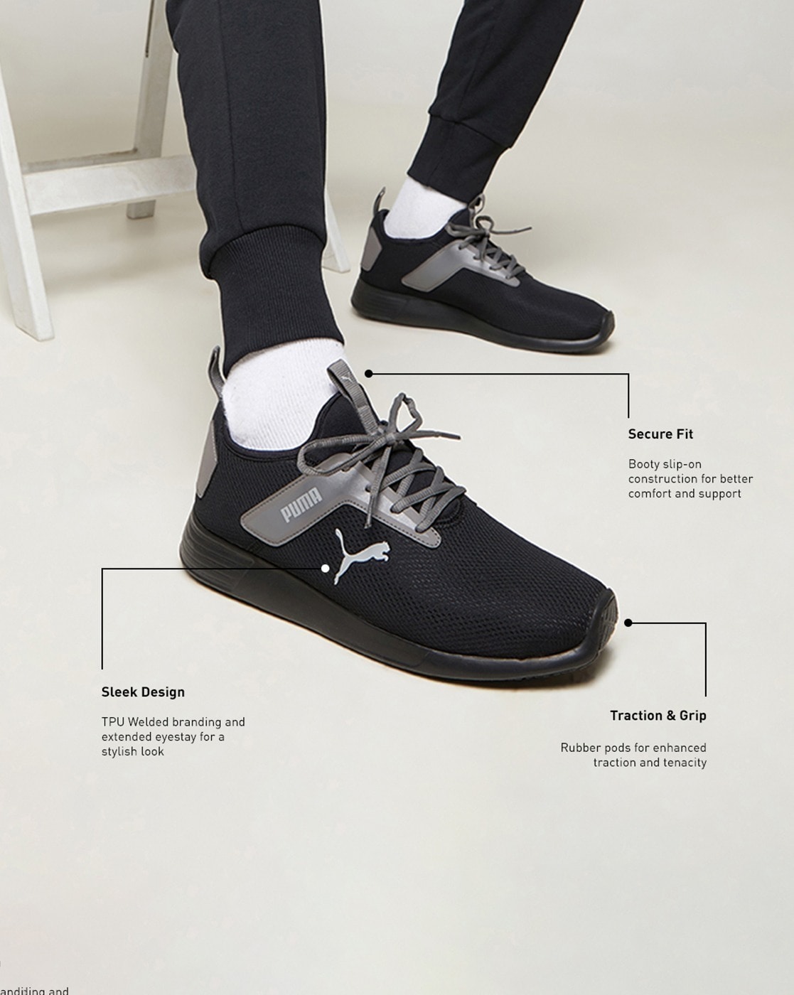 Buy Black Sneakers for Men by Puma Online | Ajio.com