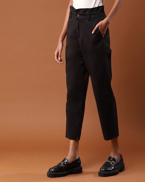 Pants Black Aarke by for & Trousers Women Online Ritu Kumar Buy