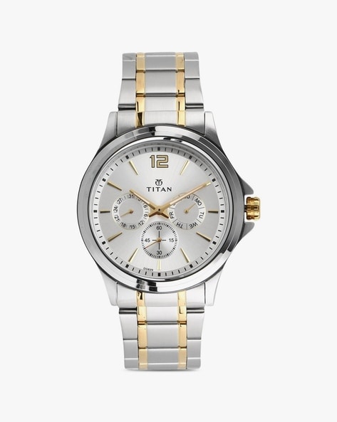 Titan mens hotsell silver watches