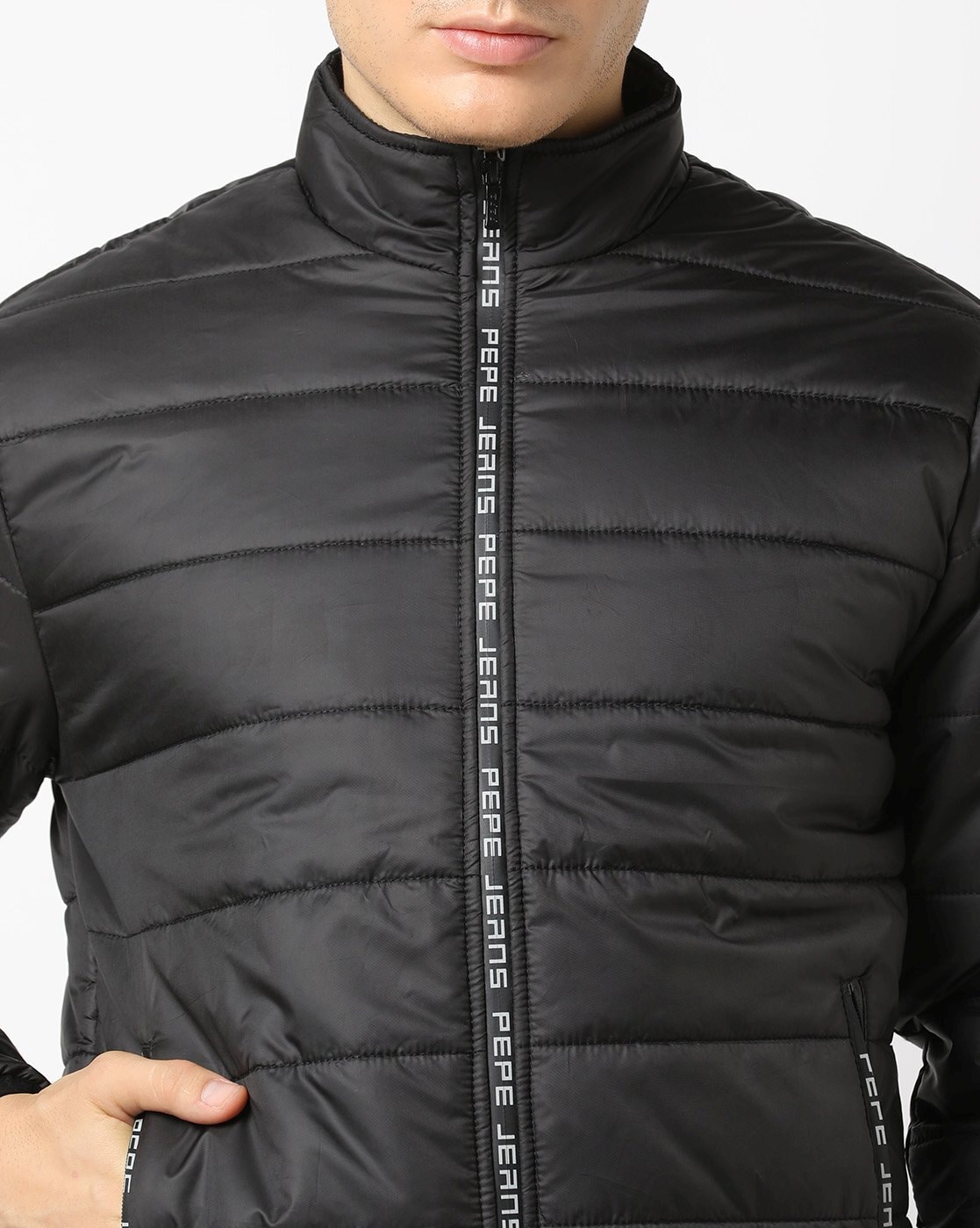 Pepe Jeans Between-Season Jacket 'MOON' in Black | ABOUT YOU