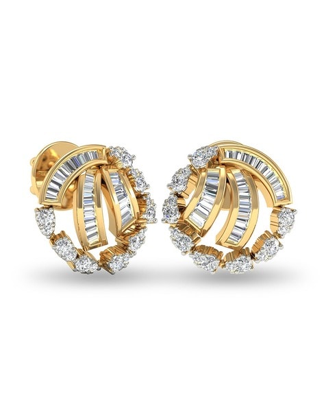 Emerald Cut Diamond Solitaire Earrings 2024 | favors.com