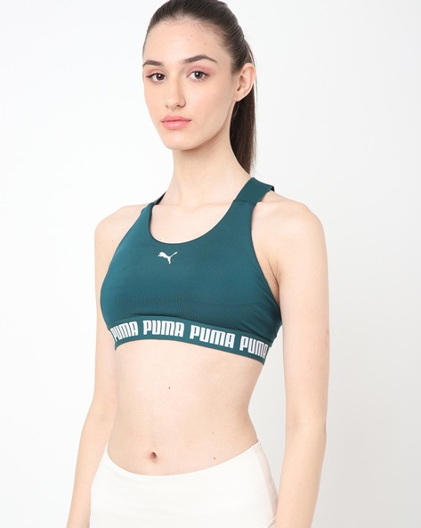 Buy Puma Feel It Sports Bras Women Black, Silver online