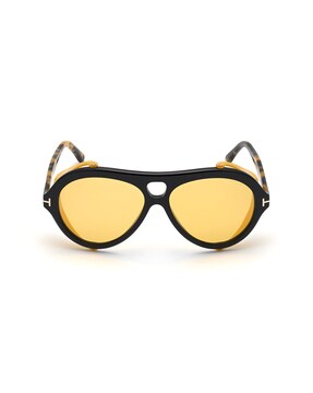 Buy Tom Ford Oversized Sunglasses | Yellow Color Men | AJIO LUXE