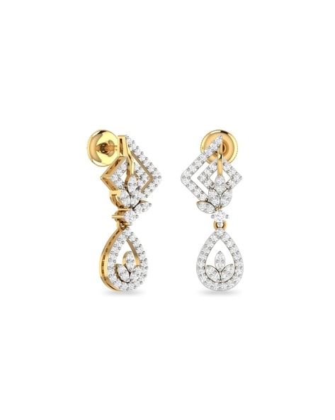 18k Real Diamond Earring JGS220807127  Jewelegance